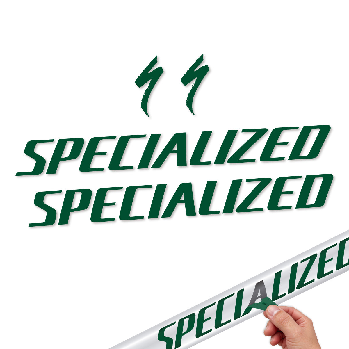 Compatible Stickers for Specialized Tarmac SL8 2024-2026, Frame vinyl decals - Dark Green