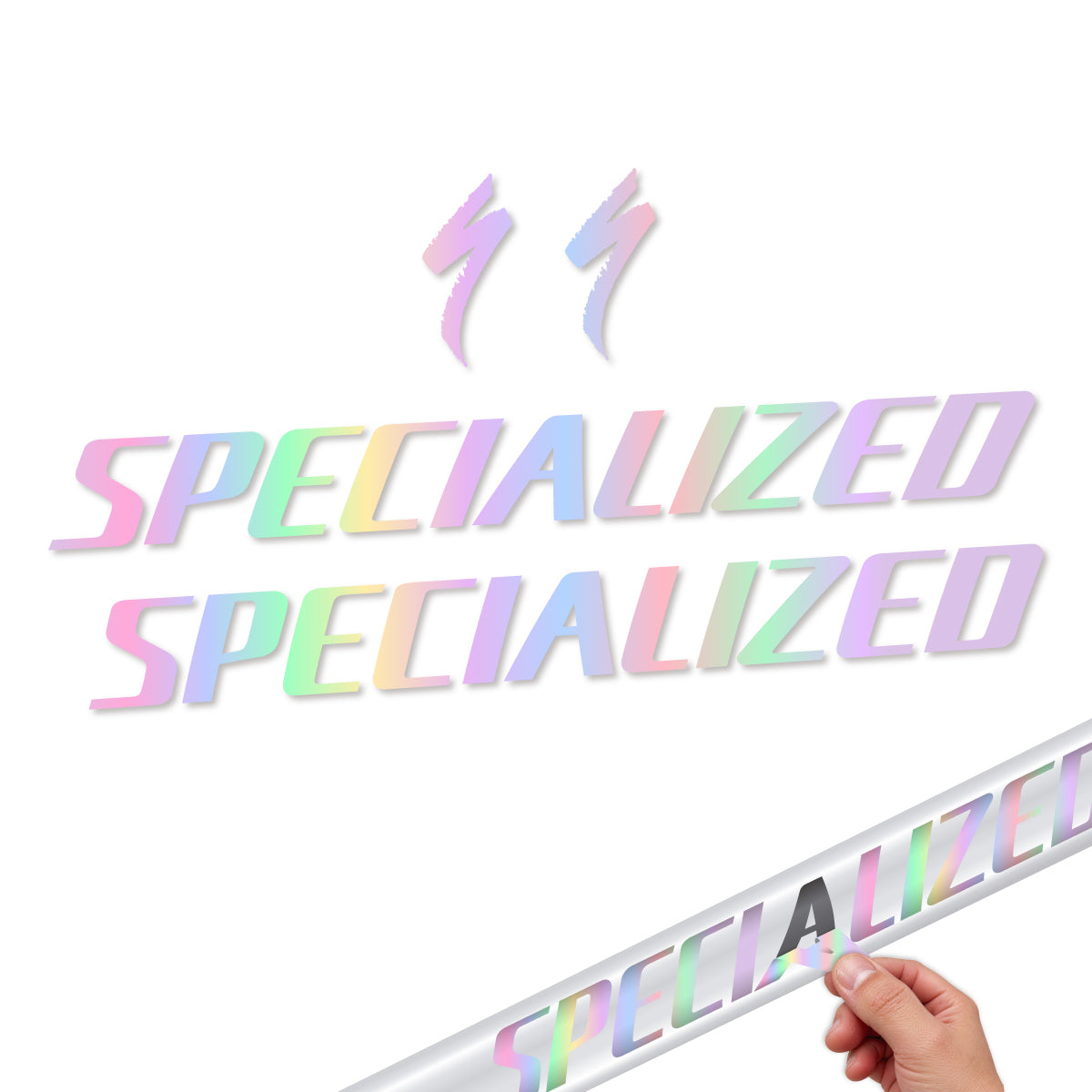 Compatible Stickers for Specialized Tarmac SL8 2024-2026, Frame vinyl decals - Hollographic