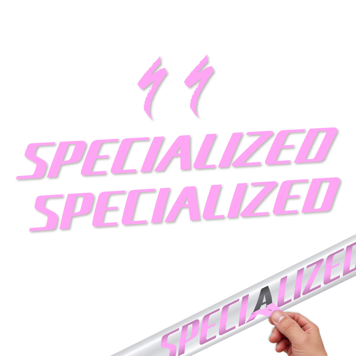 Compatible Stickers for Specialized Tarmac SL8 2024-2026, Frame vinyl decals - Light Lilac