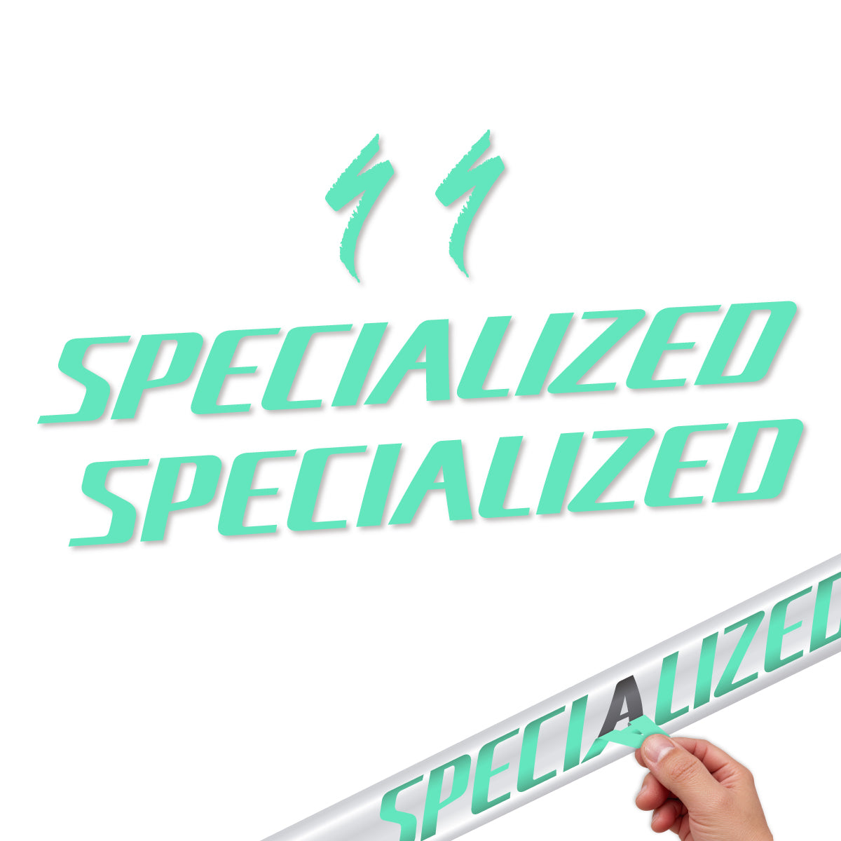 Compatible Stickers for Specialized Tarmac SL8 2024-2026, Frame vinyl decals - Mint