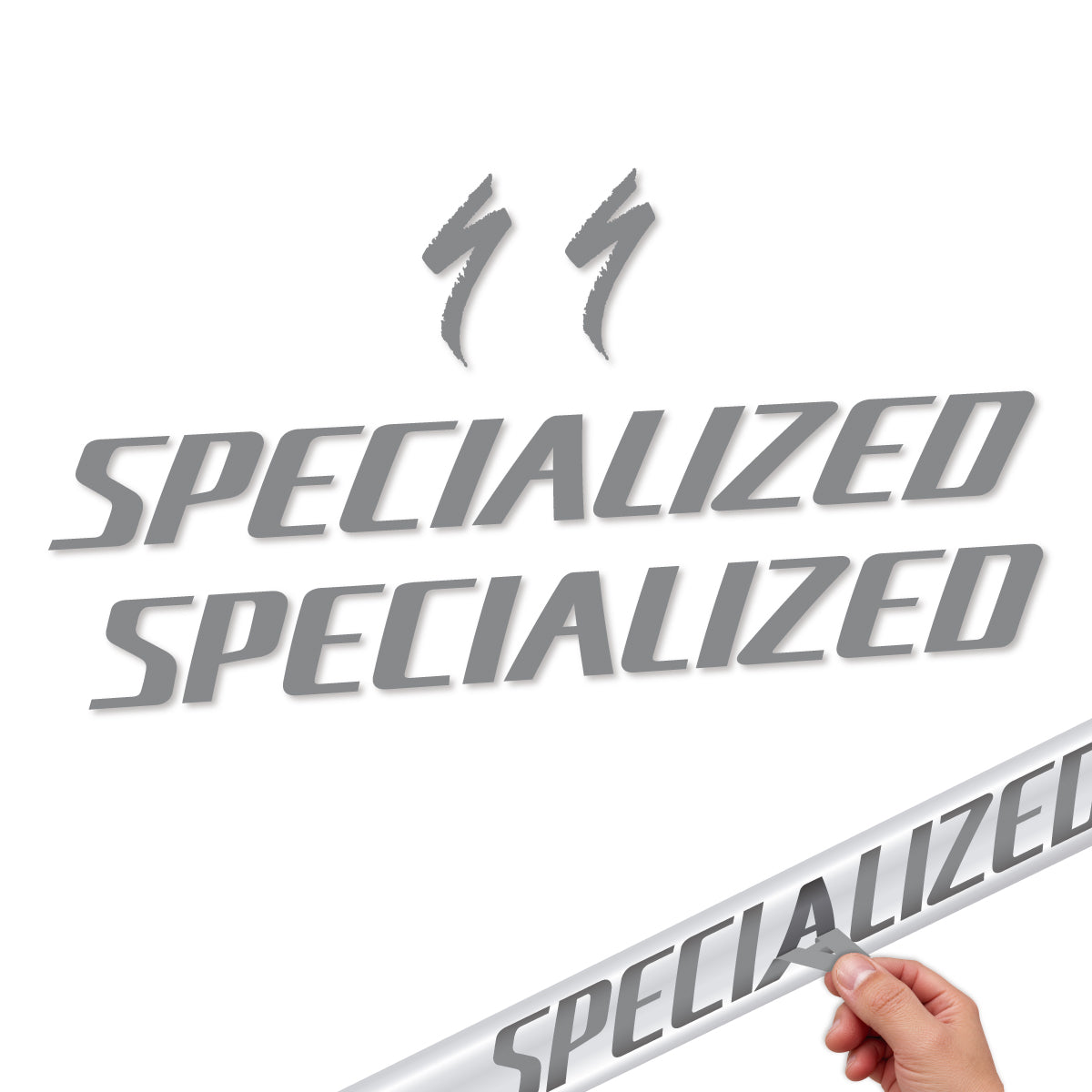 Compatible Stickers for Specialized Tarmac SL8 2024-2026, Frame vinyl decals - Traffic Grey