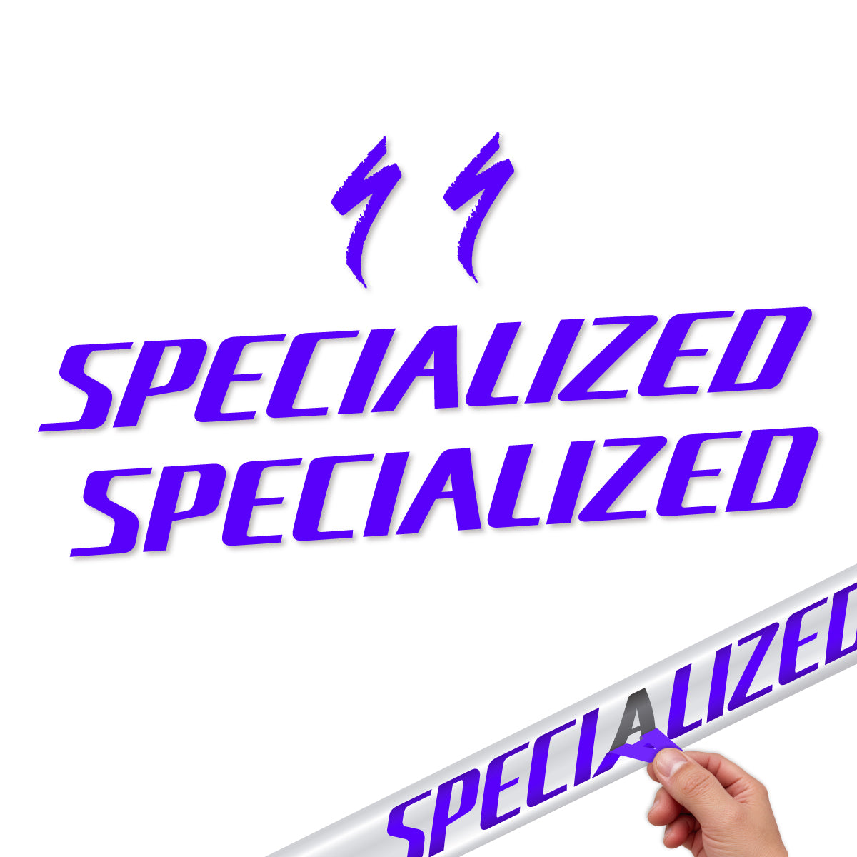 Compatible Stickers for Specialized Tarmac SL8 2024-2026, Frame vinyl decals - Reflex Blue