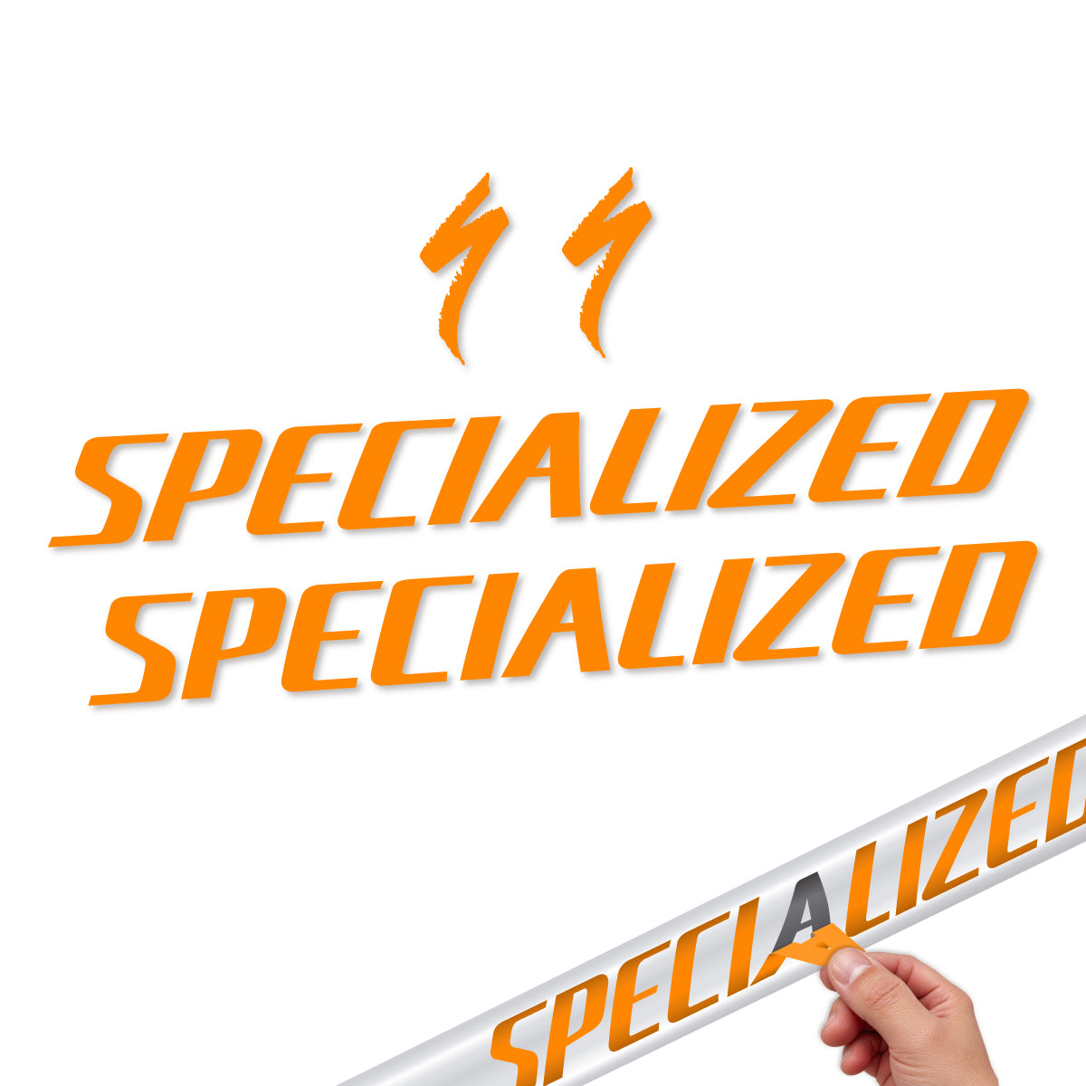 Compatible Stickers for Specialized Tarmac SL8 2024-2026, Frame vinyl decals - Saffron Yellow