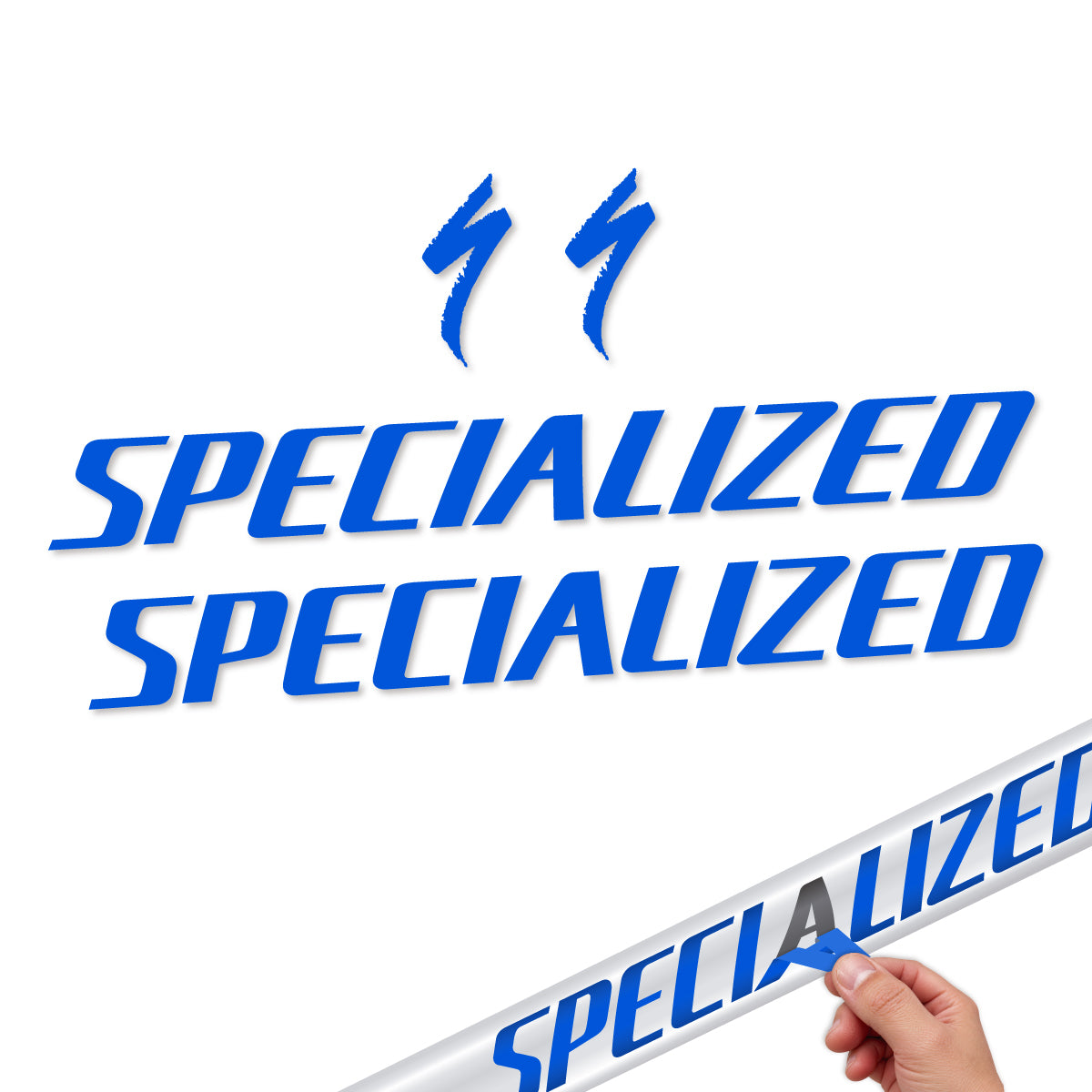 Compatible Stickers for Specialized Tarmac SL8 2024-2026, Frame vinyl decals - Sea Blue