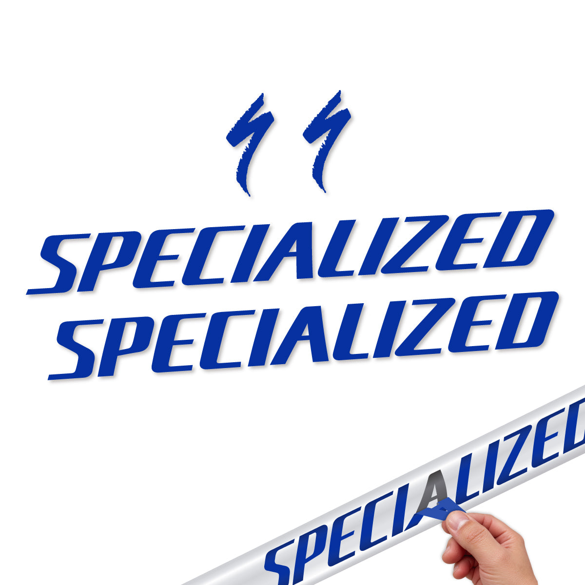 Compatible Stickers for Specialized Tarmac SL8 2024-2026, Frame vinyl decals - Ultramarine Blue