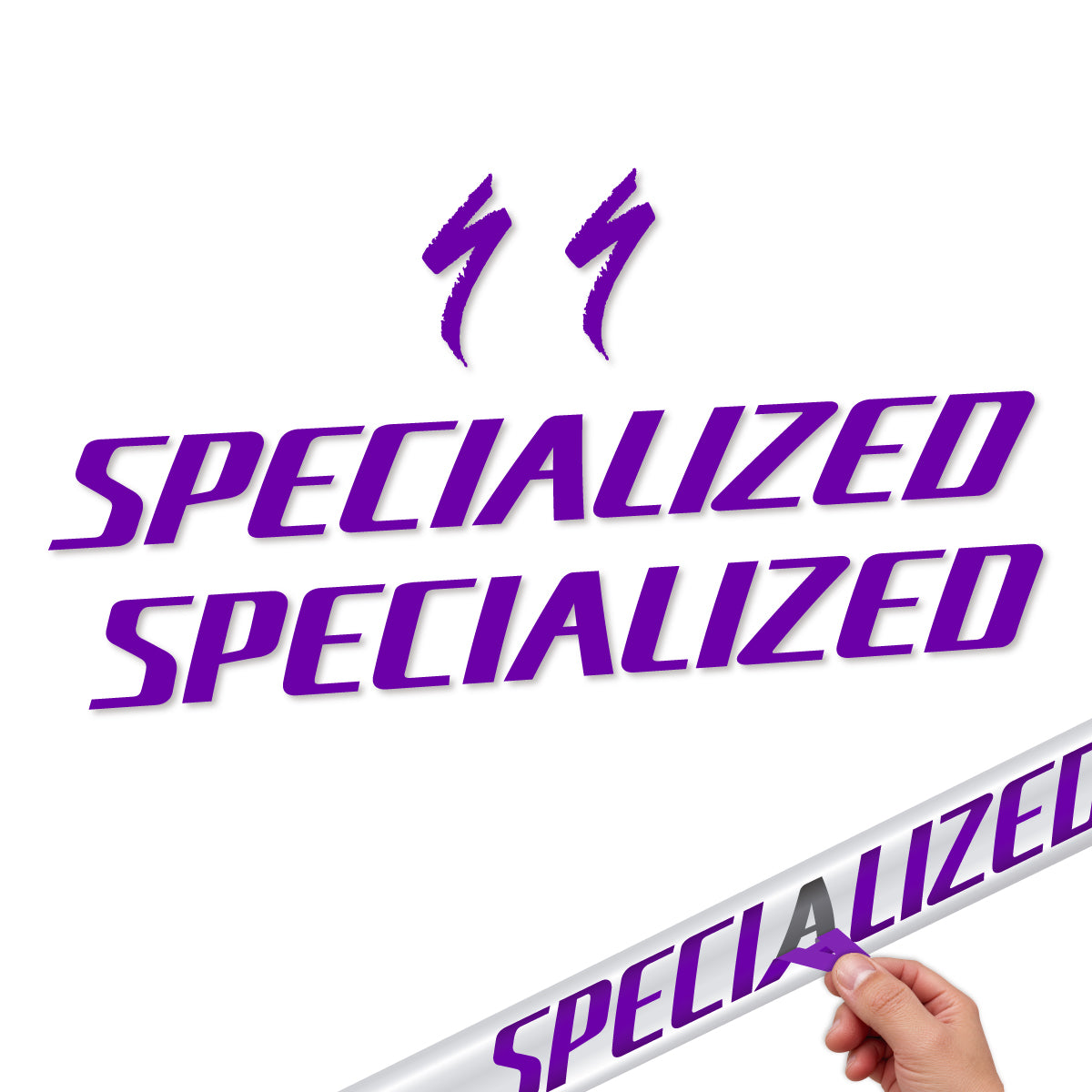 Compatible Stickers for Specialized Tarmac SL8 2024-2026, Frame vinyl decals - Violet