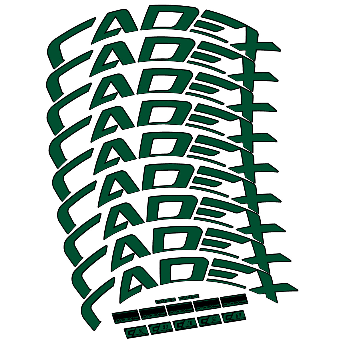 Decal for Cadex 50 Ultra Disc 2022-2025, Road Wheel, bike sticker vinyl
