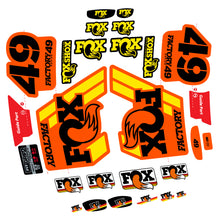 Load image into Gallery viewer, Decal fox 49 factory 2019, Fork 29, bike sticker vinyl
