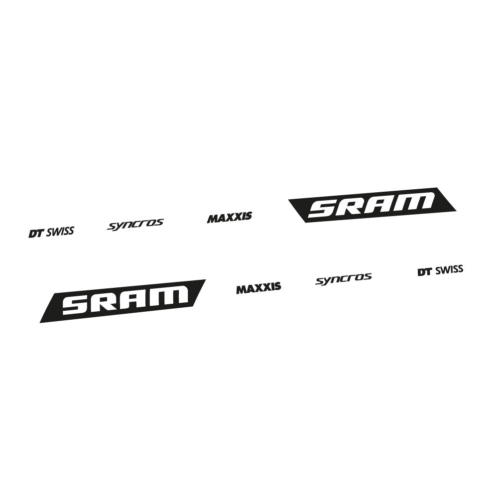 Aufkleber Scott Spark RC WC Sram DT Swiss Maxxis Syncross, Rahmenschwinge, Fahrradaufkleber Vinyl