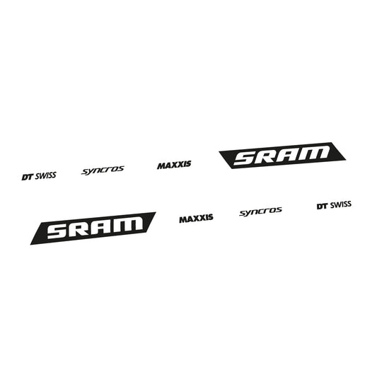 Aufkleber Scott Spark RC WC Sram DT Swiss Maxxis Syncross, Rahmenschwinge, Fahrradaufkleber Vinyl