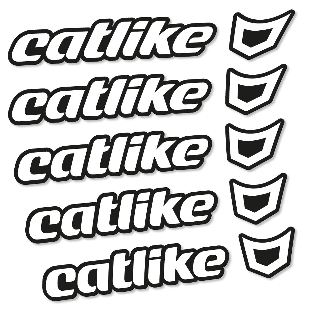Aufkleber Catlike, Helm, Fahrradaufkleber Vinyl