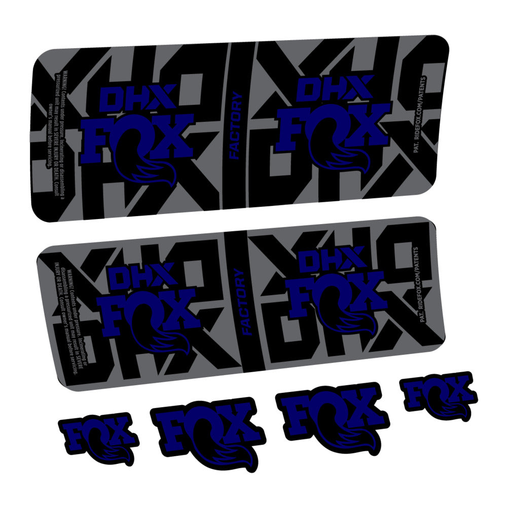 Decal Fox DHX Factory 2027, Rear Shox, bike sticker vinyl