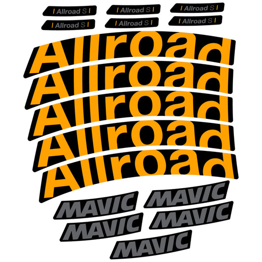 Compatible Decal Mavic Allroad S 2025, Road Wheel, bike sticker vinyl