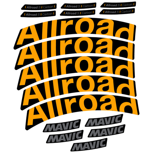 Compatible Decal Mavic Allroad S Carbon 2025, Road Wheel, bike sticker vinyl