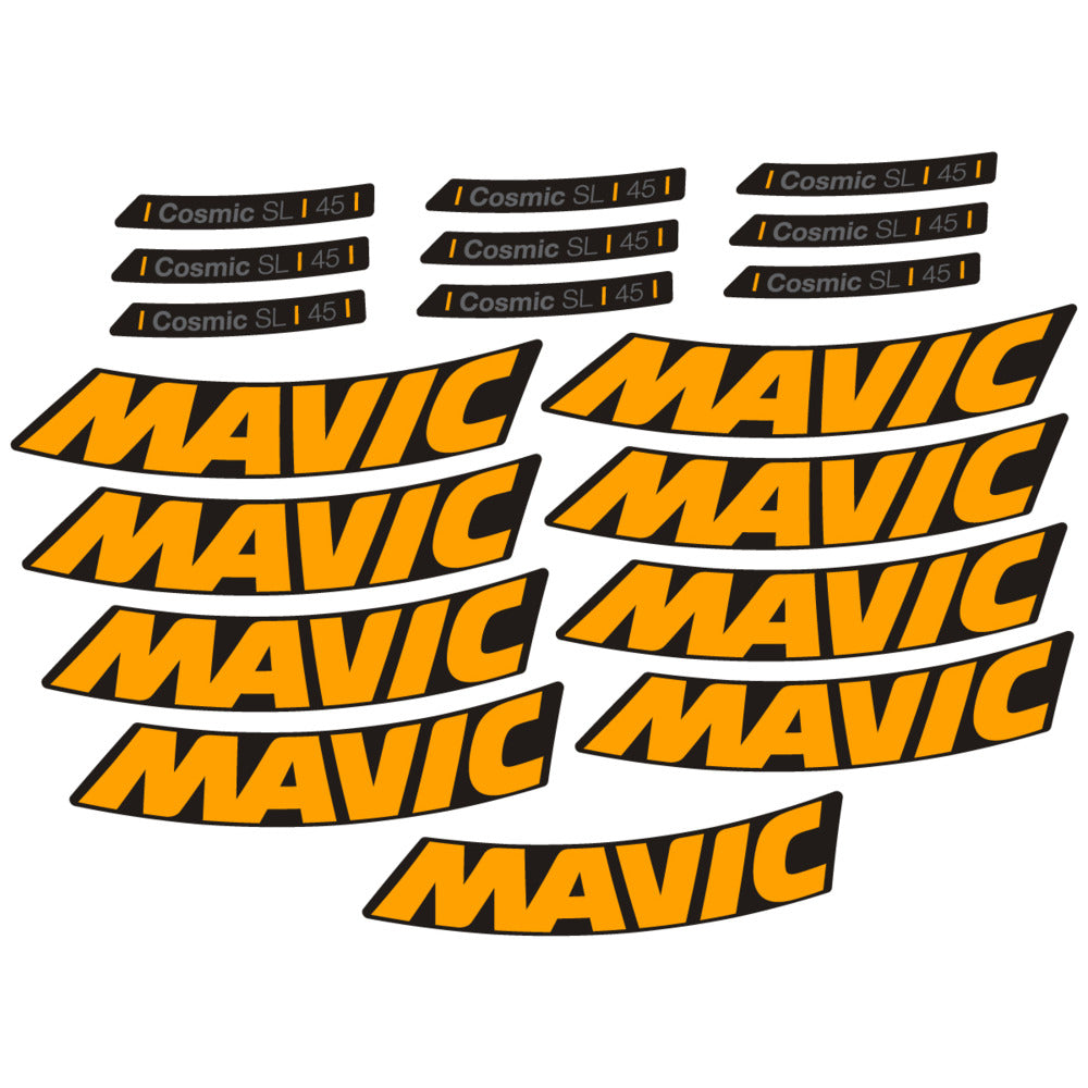 Compatible Decal Mavic Cosmic SL 45 2025, Road Wheel, bike sticker vinyl