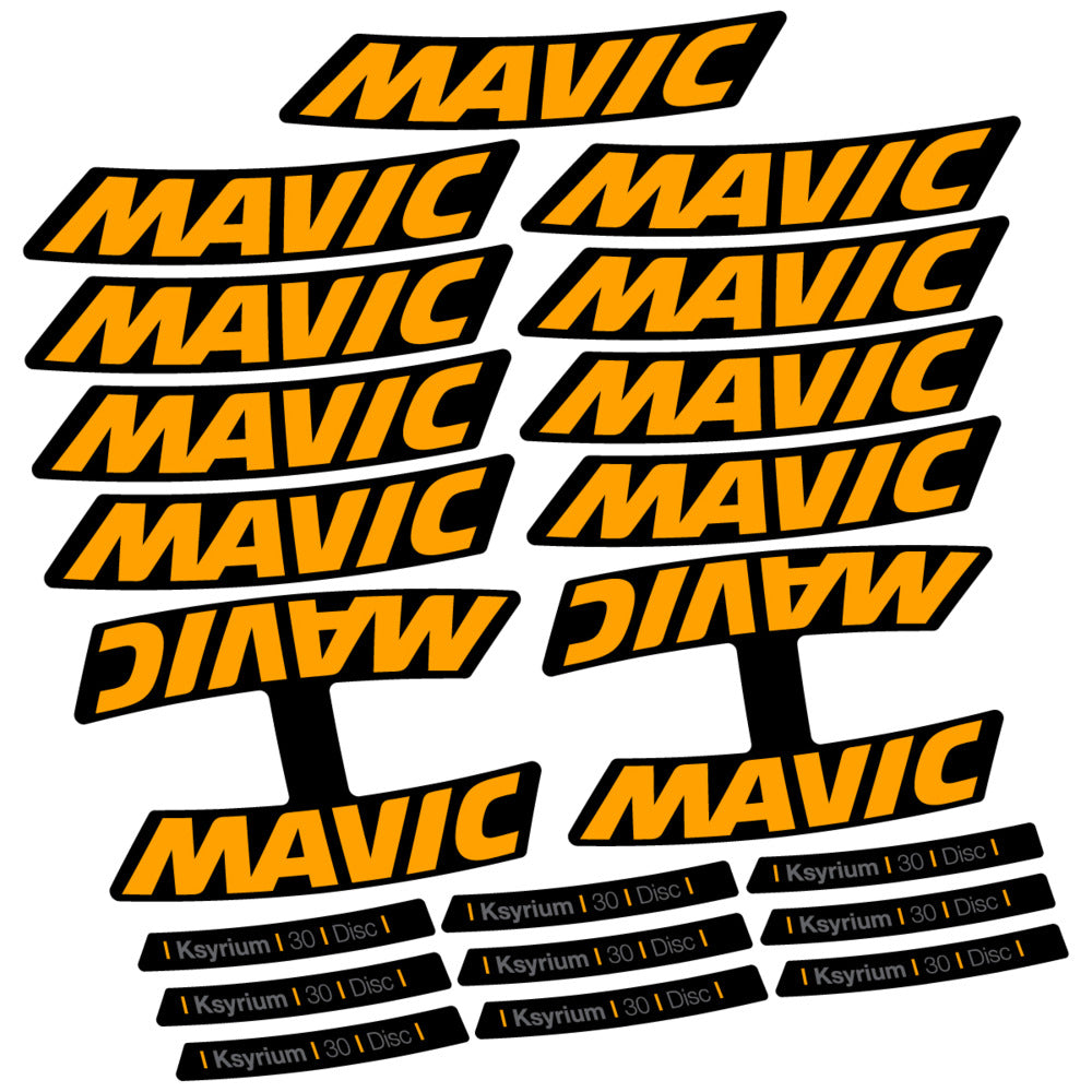 Compatible Decal Mavic Ksyrium 30 2025, Road Wheel, bike sticker vinyl