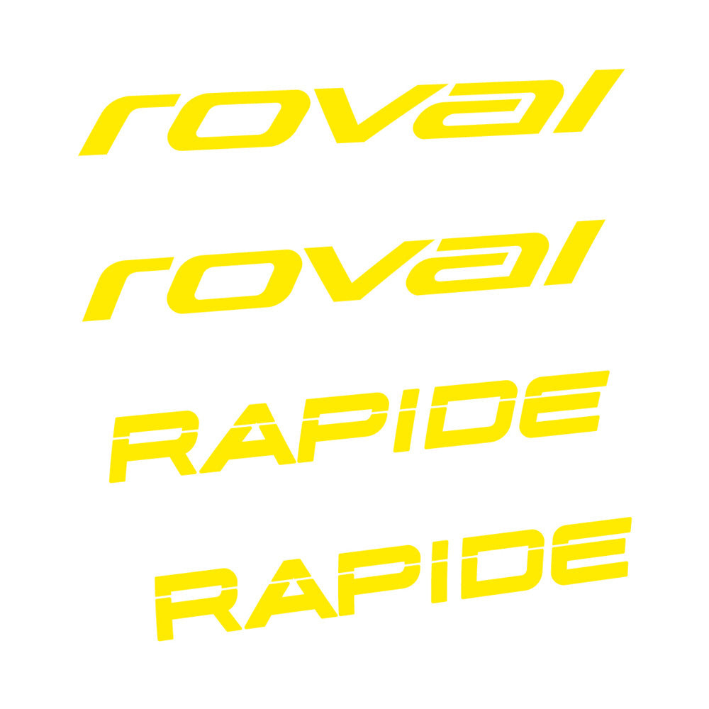 Stickers for Roval Rapide 2021, Handlebar vinyl decals