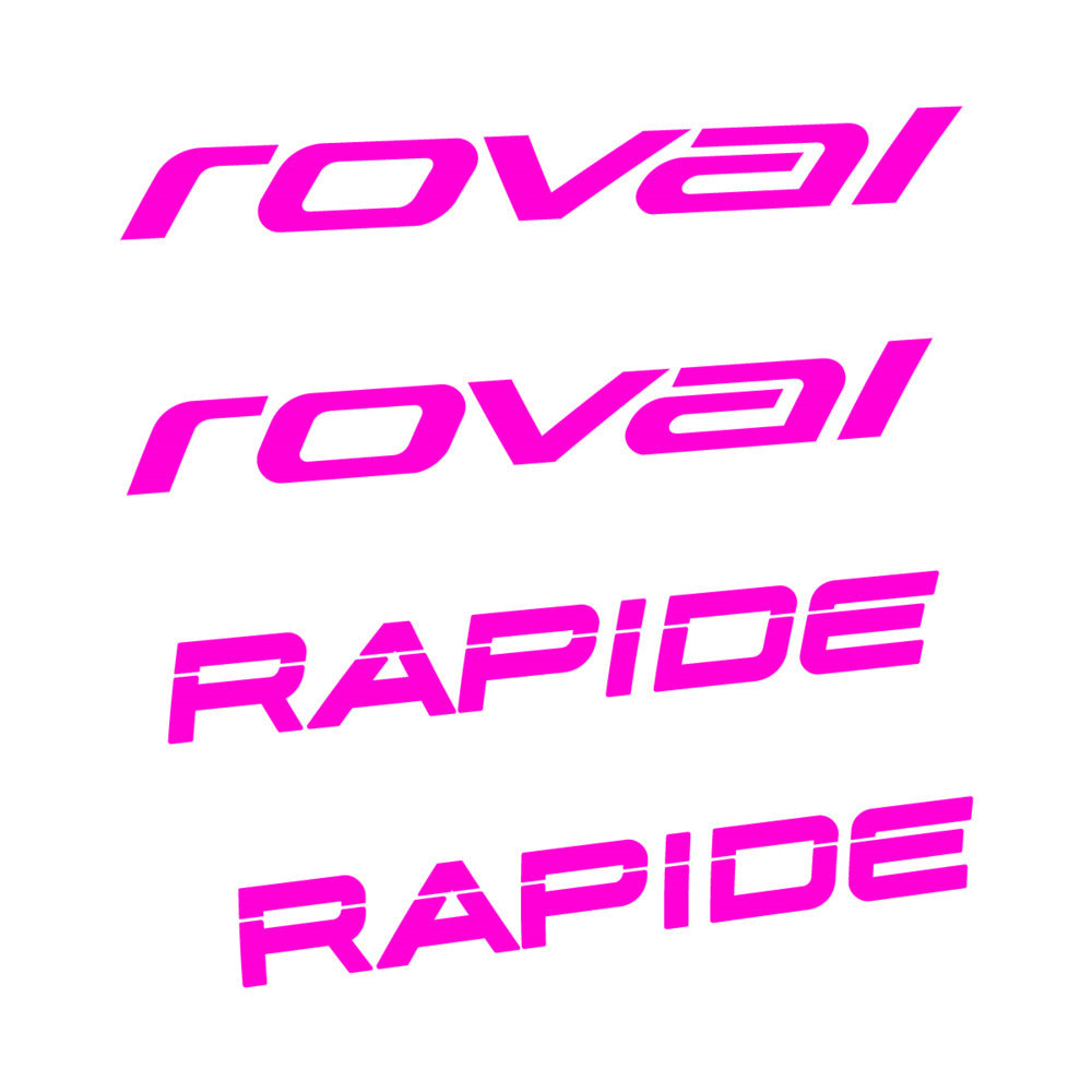 Stickers for Roval Rapide 2021, Handlebar vinyl decals