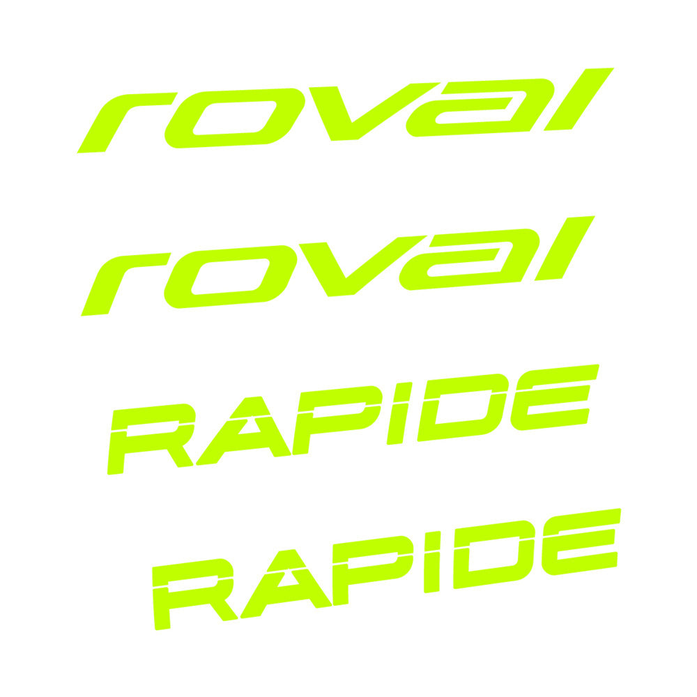 Stickers for Roval Rapide 2021, Handlebar vinyl decals