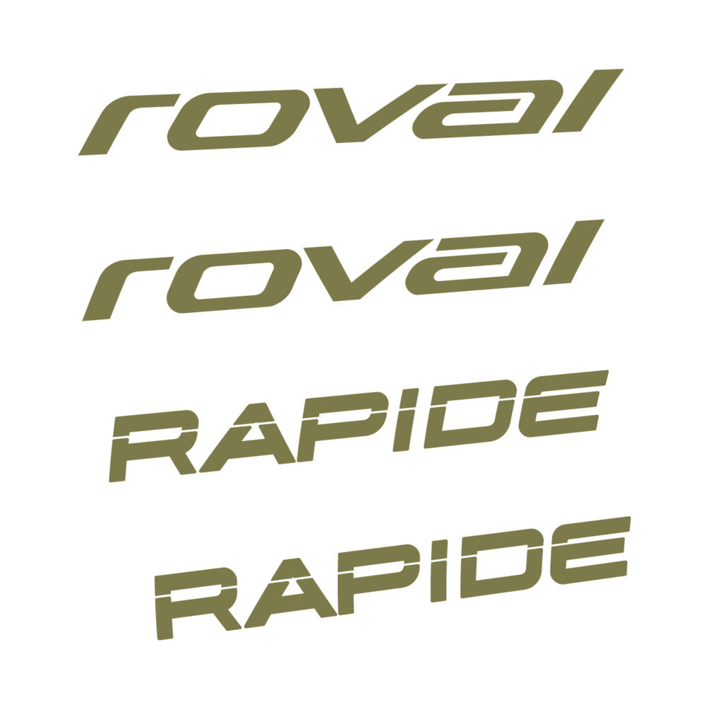 Stickers for Roval Rapide 2021, Handlebar vinyl decals
