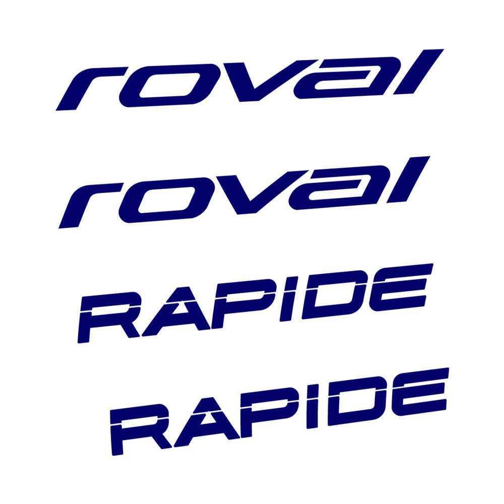 Stickers for Roval Rapide 2021, Handlebar vinyl decals