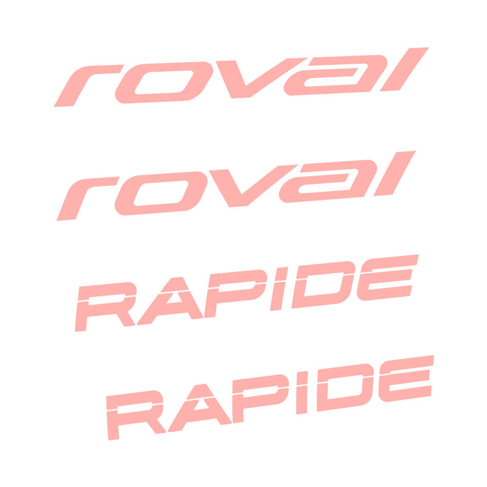 Stickers for Roval Rapide 2021, Handlebar vinyl decals