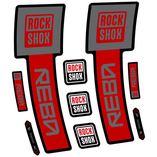 Decal RockShox Reba Base 2026, Fork 29" 32mm, bike sticker vinyl