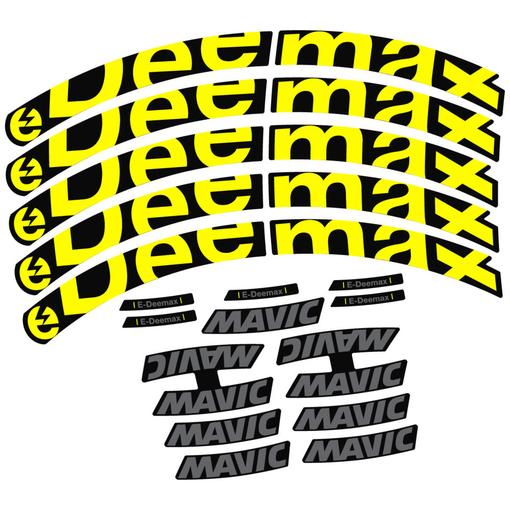 Decal for Mavic E-Deemax 2025, Mountain Wheel, bike sticker vinyl