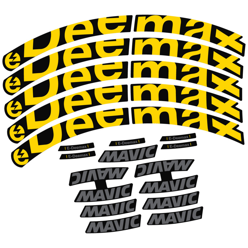 Decal for Mavic E-Deemax 2025, Mountain Wheel, bike sticker vinyl