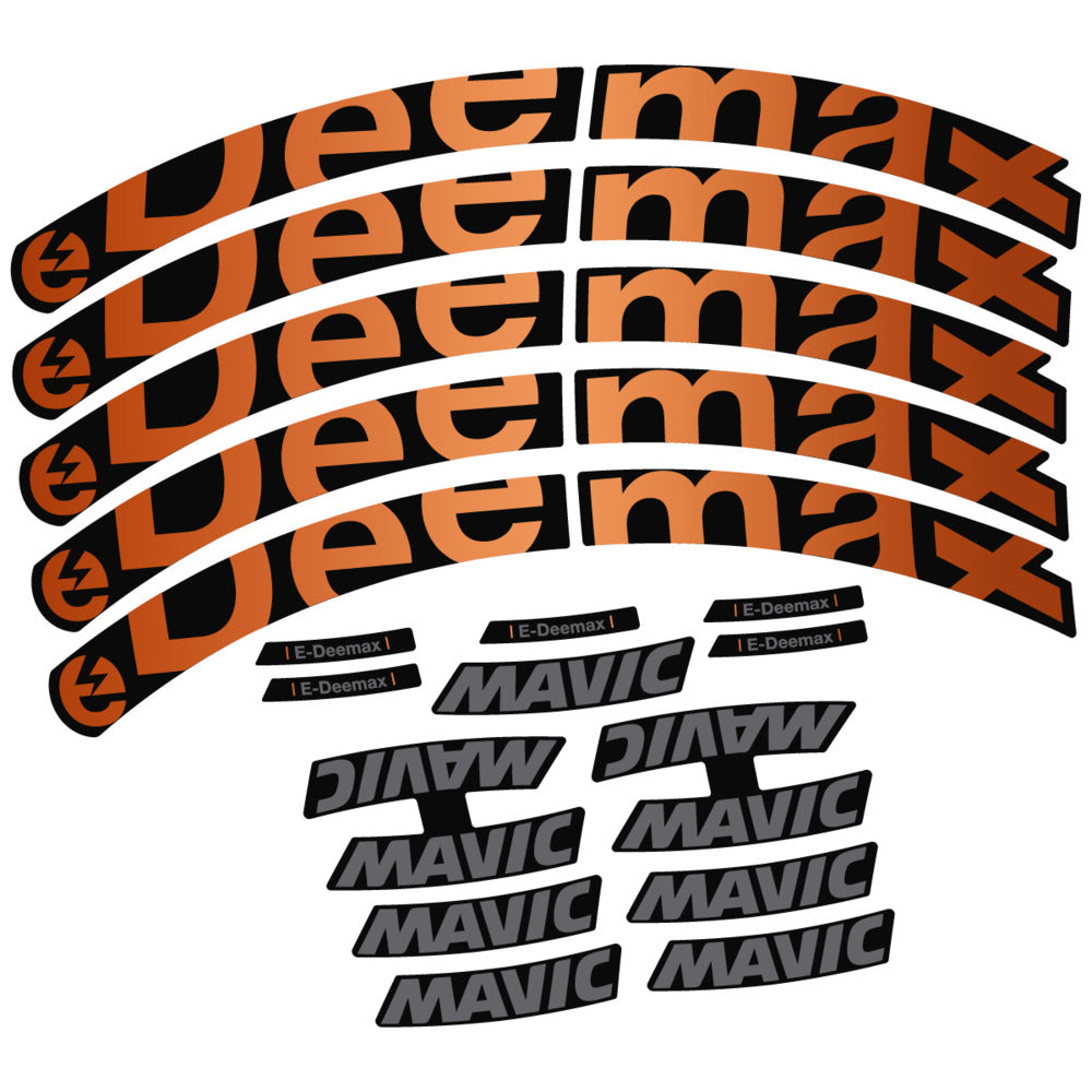 Decal for Mavic E-Deemax 2025, Mountain Wheel, bike sticker vinyl
