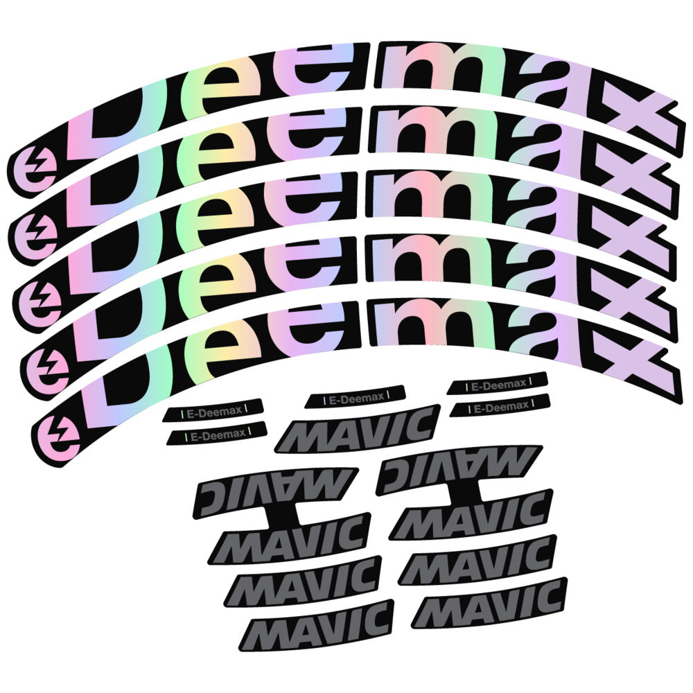 Decal for Mavic E-Deemax 2025, Mountain Wheel, bike sticker vinyl