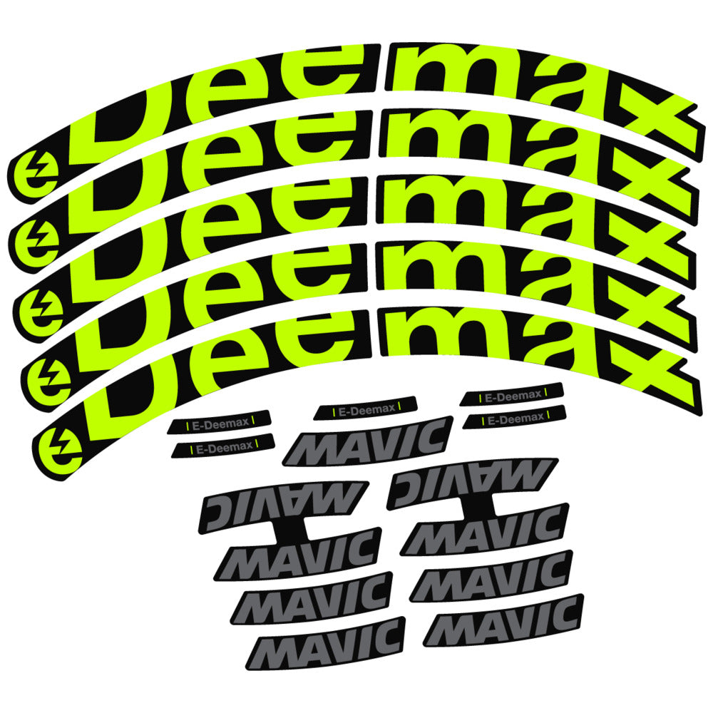 Decal for Mavic E-Deemax 2025, Mountain Wheel, bike sticker vinyl