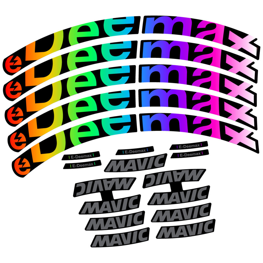 Decal for Mavic E-Deemax 2025, Mountain Wheel, bike sticker vinyl