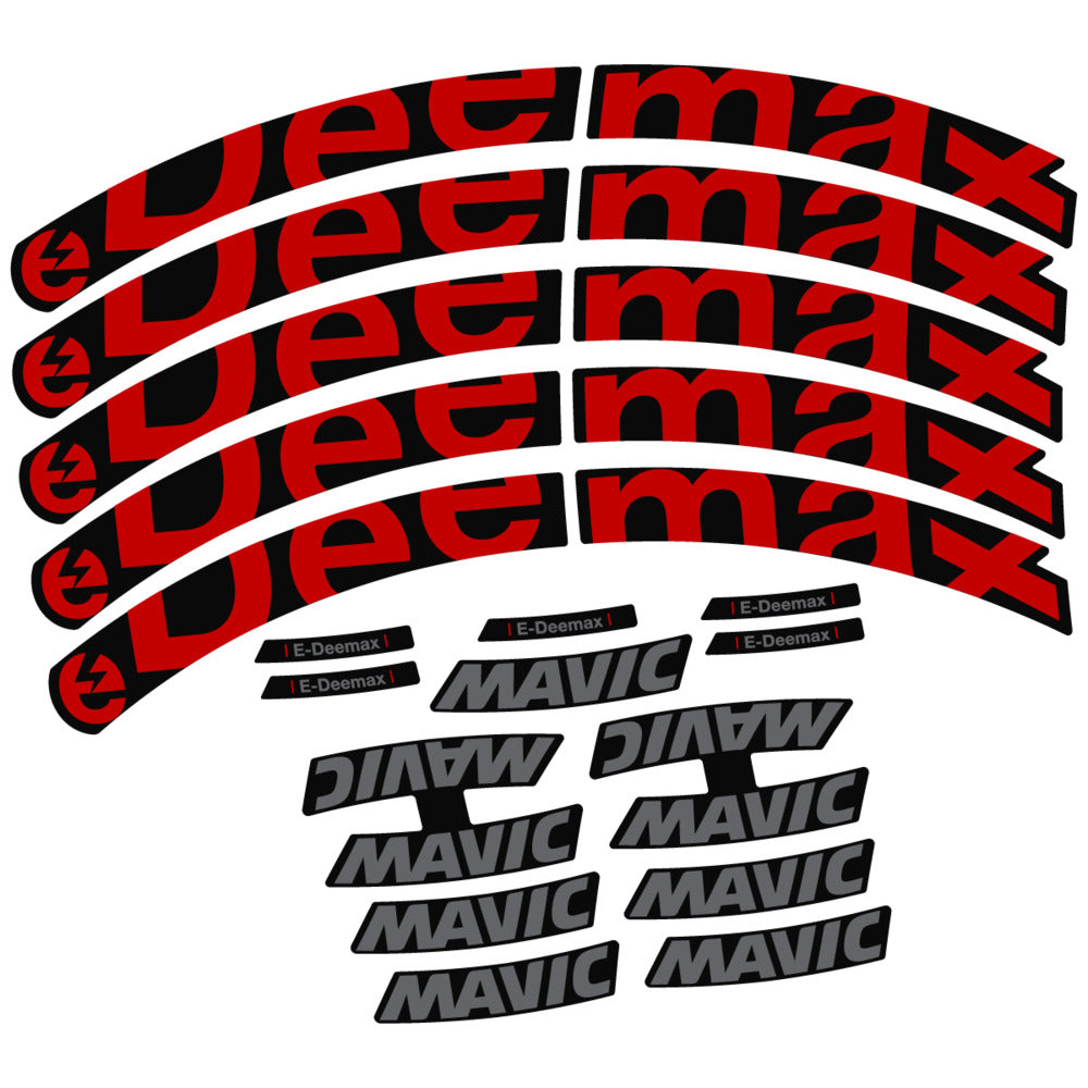 Decal for Mavic E-Deemax 2025, Mountain Wheel, bike sticker vinyl
