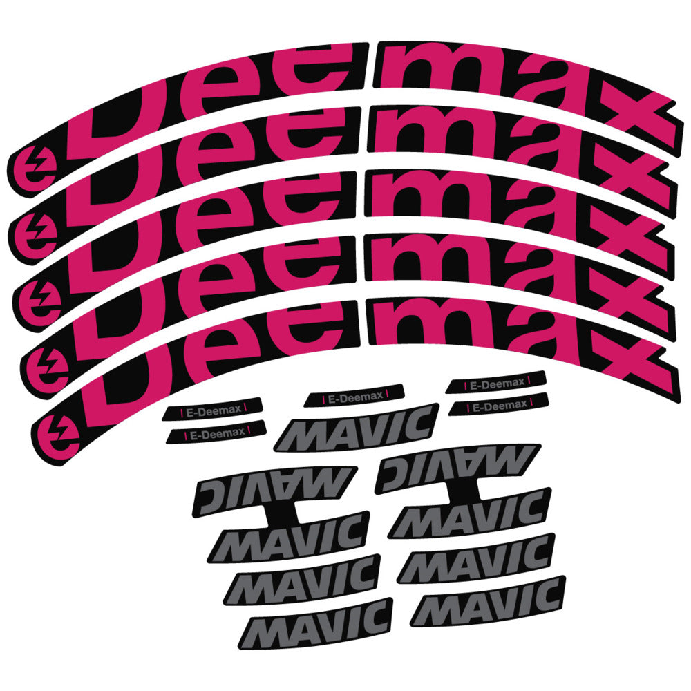 Decal for Mavic E-Deemax 2025, Mountain Wheel, bike sticker vinyl