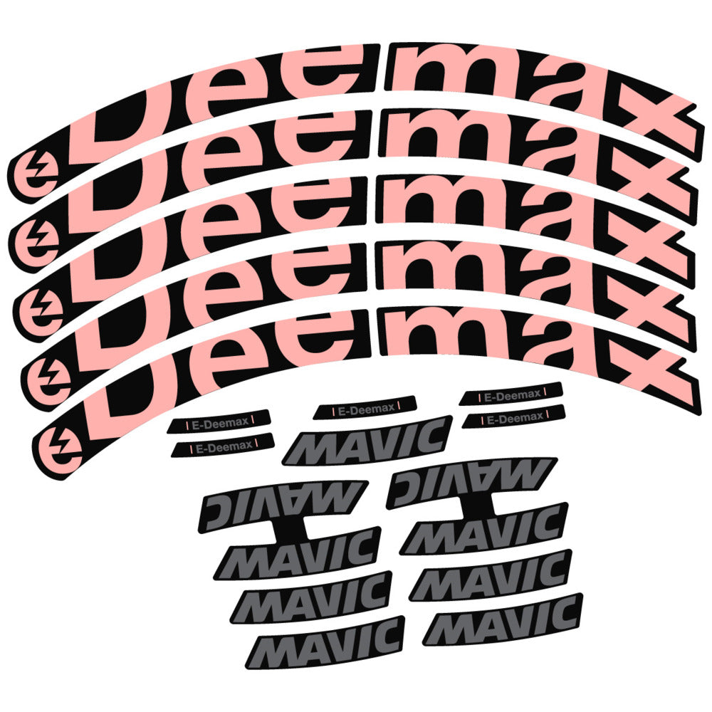 Decal for Mavic E-Deemax 2025, Mountain Wheel, bike sticker vinyl