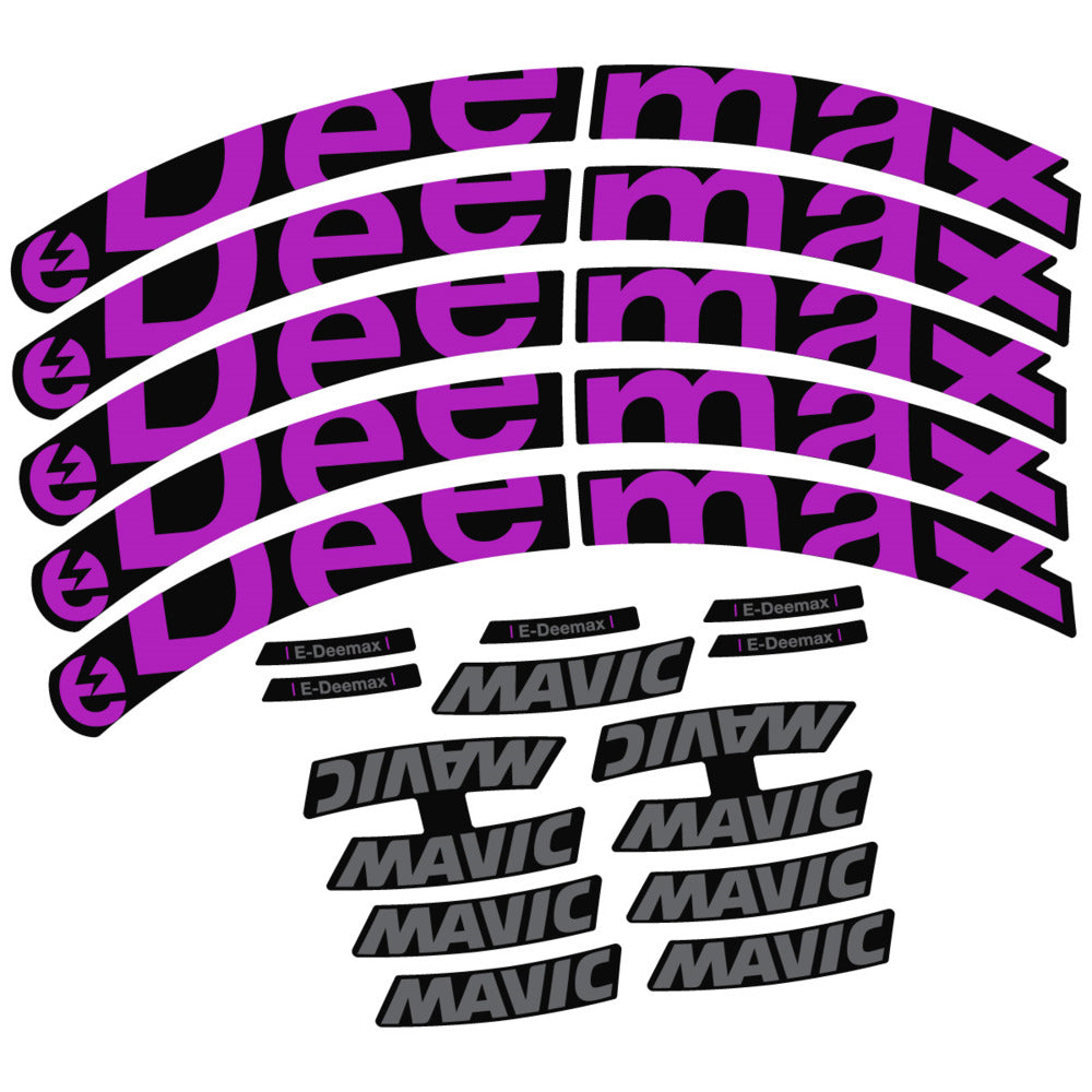 Decal for Mavic E-Deemax 2025, Mountain Wheel, bike sticker vinyl