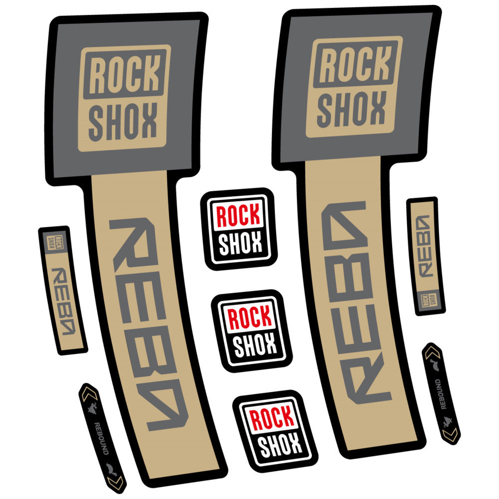 Decal RockShox Reba Base 2026, Fork 29" 32mm, bike sticker vinyl