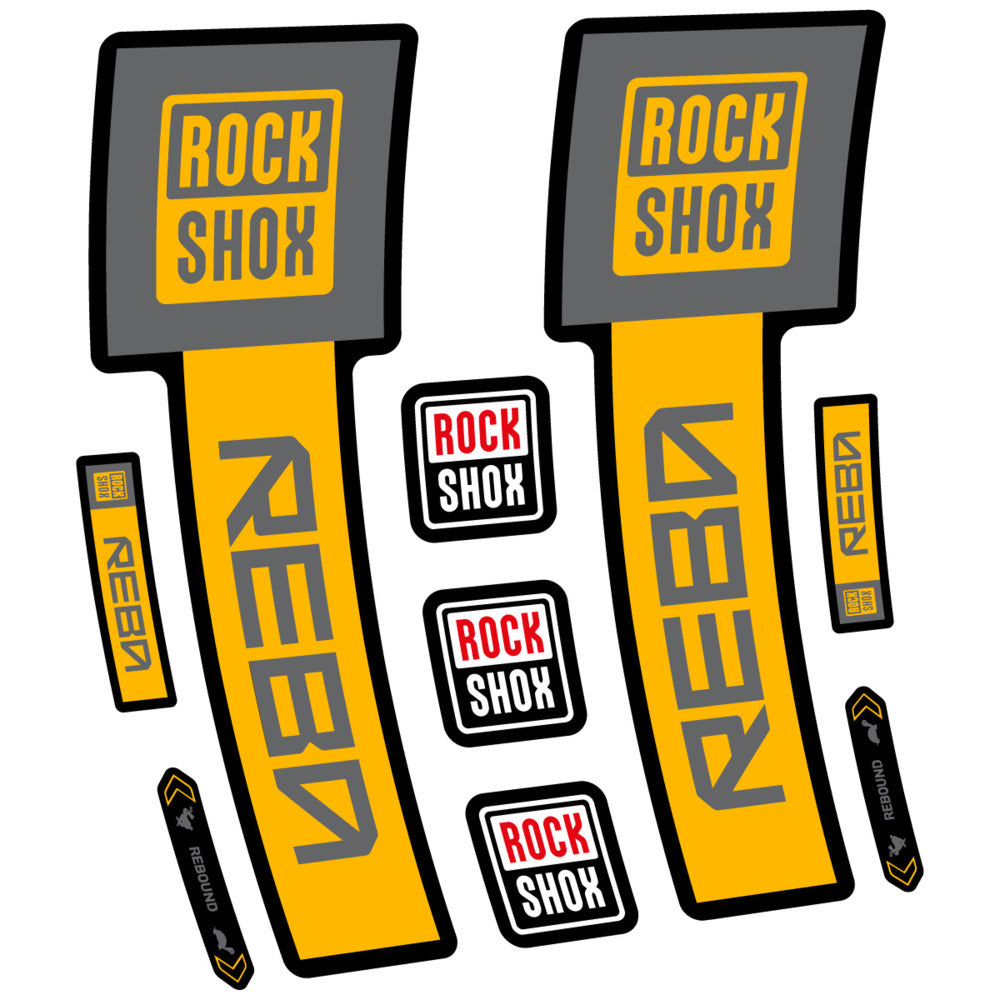 Decal RockShox Reba Base 2026, Fork 29" 32mm, bike sticker vinyl