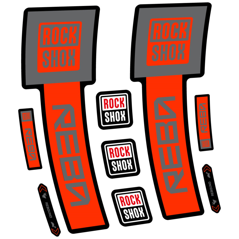 Decal RockShox Reba Base 2026, Fork 29" 32mm, bike sticker vinyl