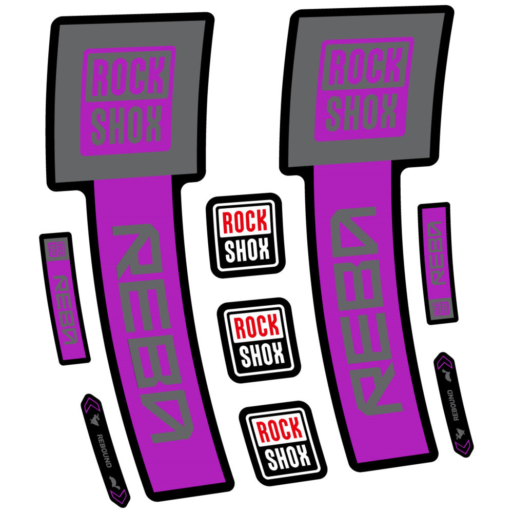 Decal RockShox Reba Base 2026, Fork 29" 32mm, bike sticker vinyl