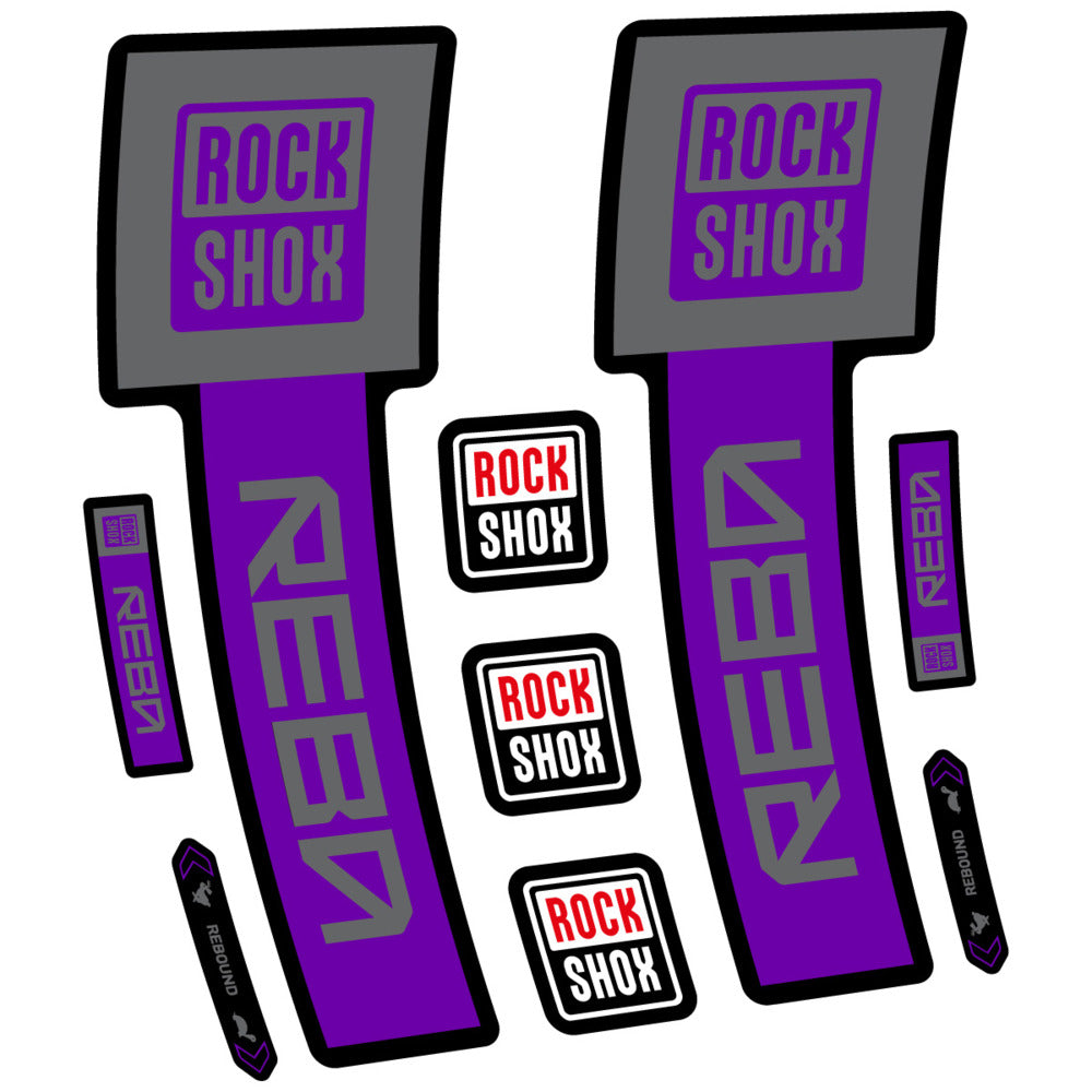 Decal RockShox Reba Base 2026, Fork 29" 32mm, bike sticker vinyl