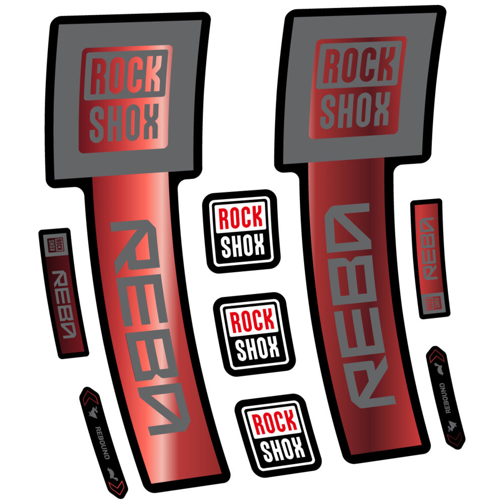 Decal RockShox Reba Base 2026, Fork 29" 32mm, bike sticker vinyl