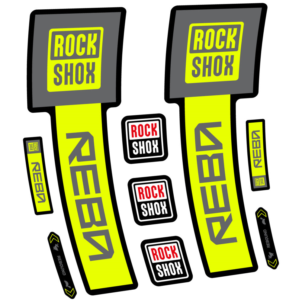 Decal RockShox Reba Base 2026, Fork 29" 32mm, bike sticker vinyl