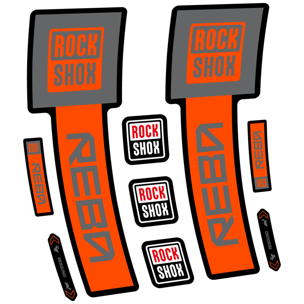 Decal RockShox Reba Base 2026, Fork 29" 32mm, bike sticker vinyl