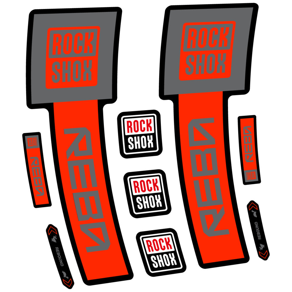 Decal RockShox Reba Base 2026, Fork 29" 32mm, bike sticker vinyl