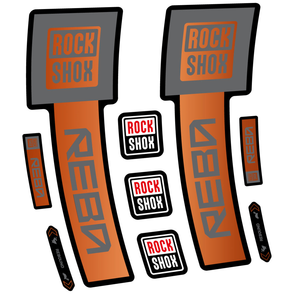Decal RockShox Reba Base 2026, Fork 29" 32mm, bike sticker vinyl
