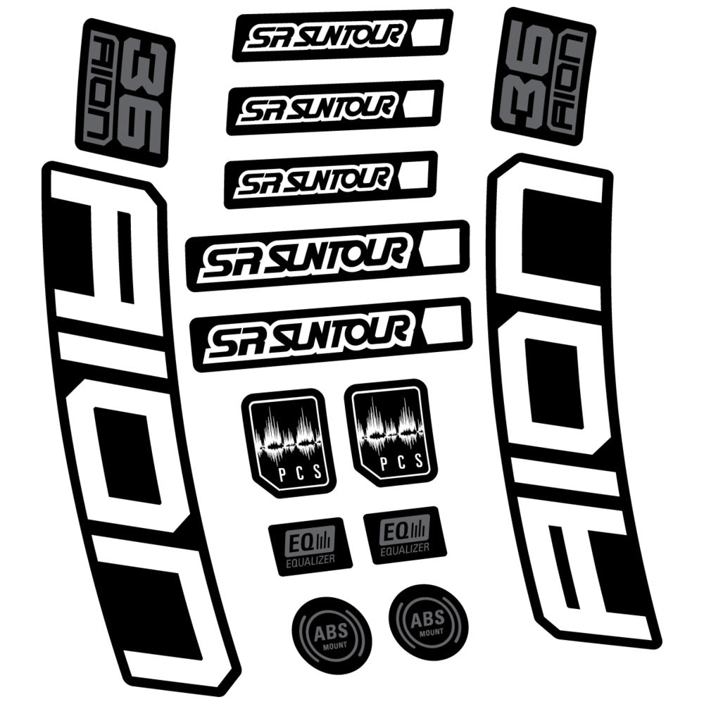 Decal for SR Suntour Aion 36 Boost Grey 2025, Fork, bike sticker vinyl