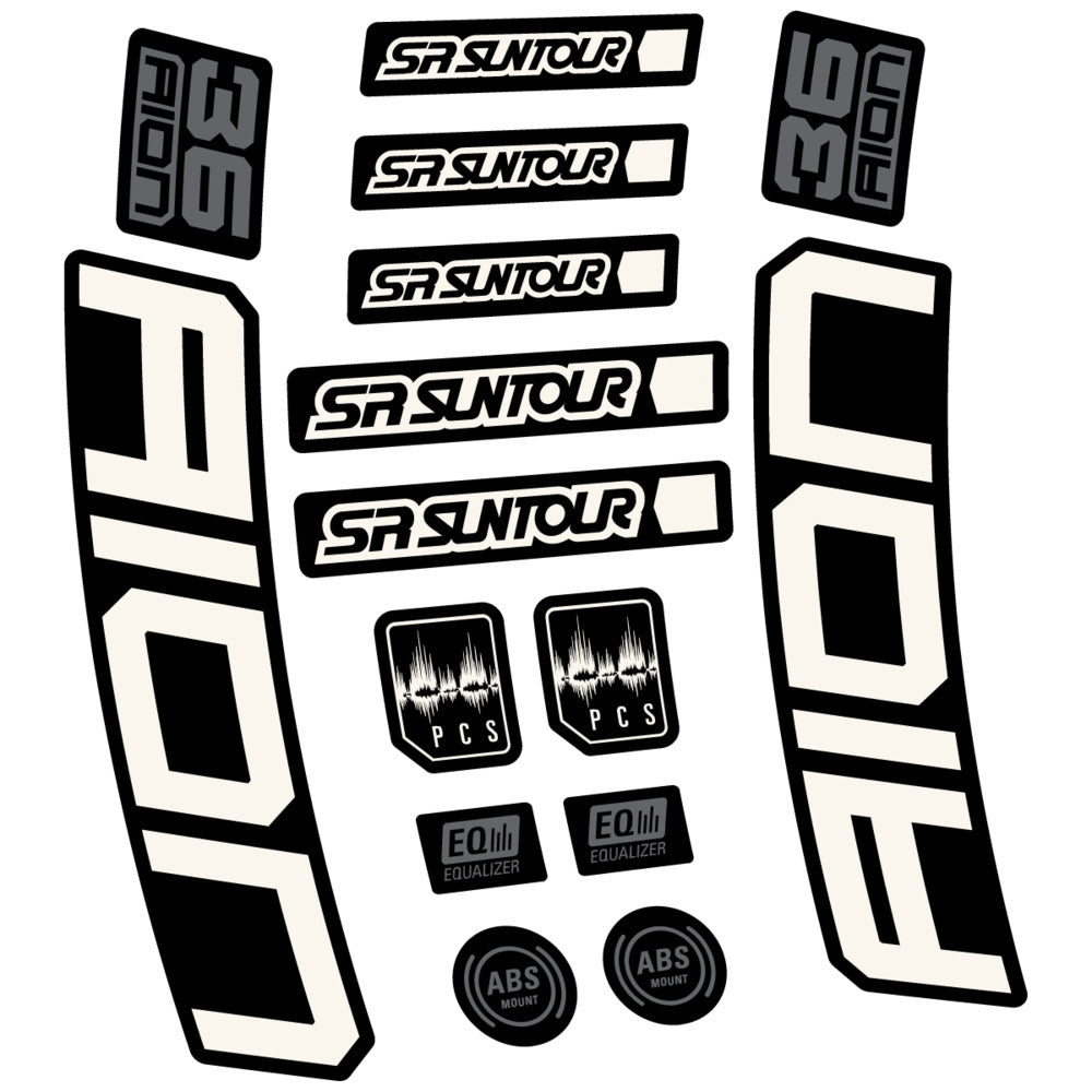 Decal for SR Suntour Aion 36 Boost Grey 2025, Fork, bike sticker vinyl