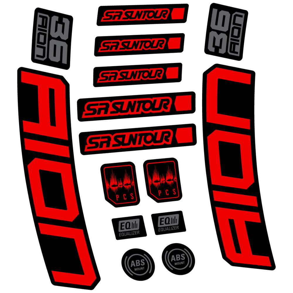 Decal for SR Suntour Aion 36 Boost Grey 2025, Fork, bike sticker vinyl